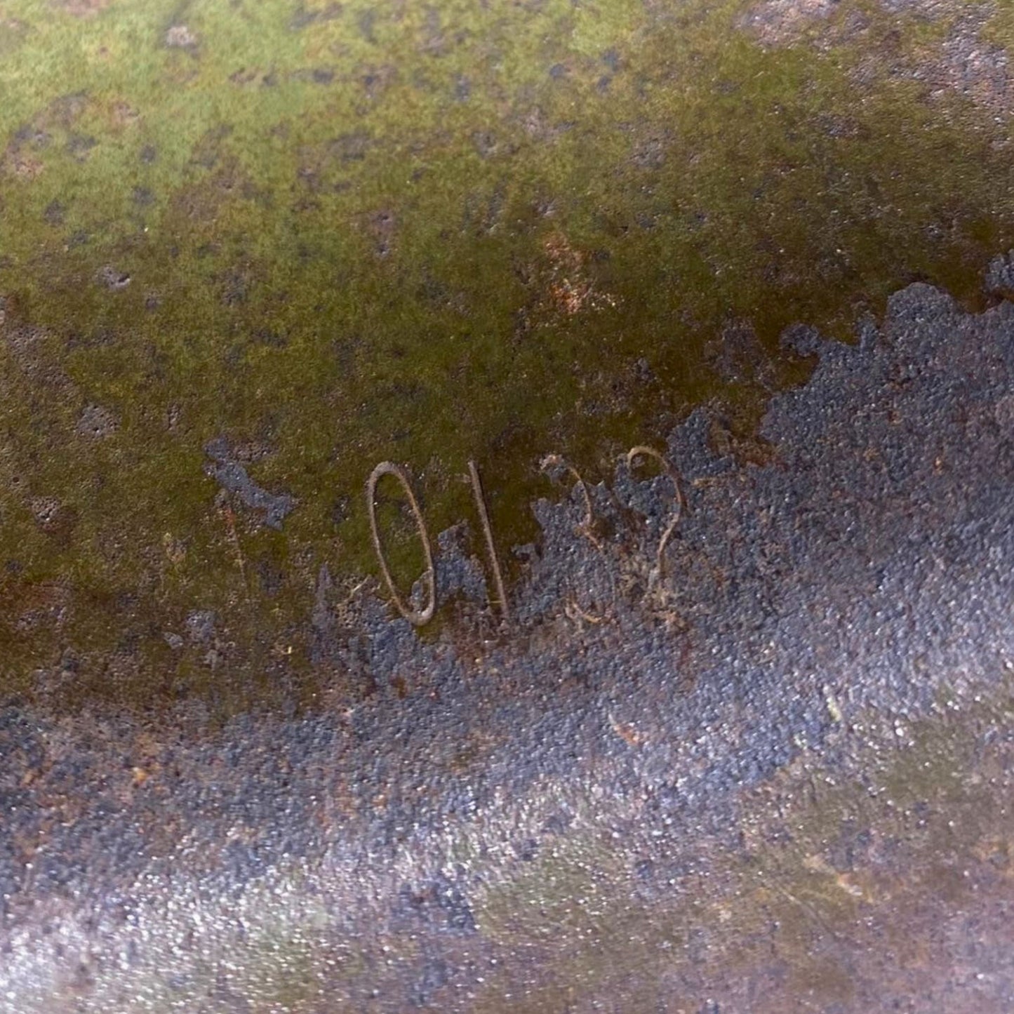 Vietnam M1 Helmet shell, Ingersoll, rear seam, Mike Force - 1965/1968