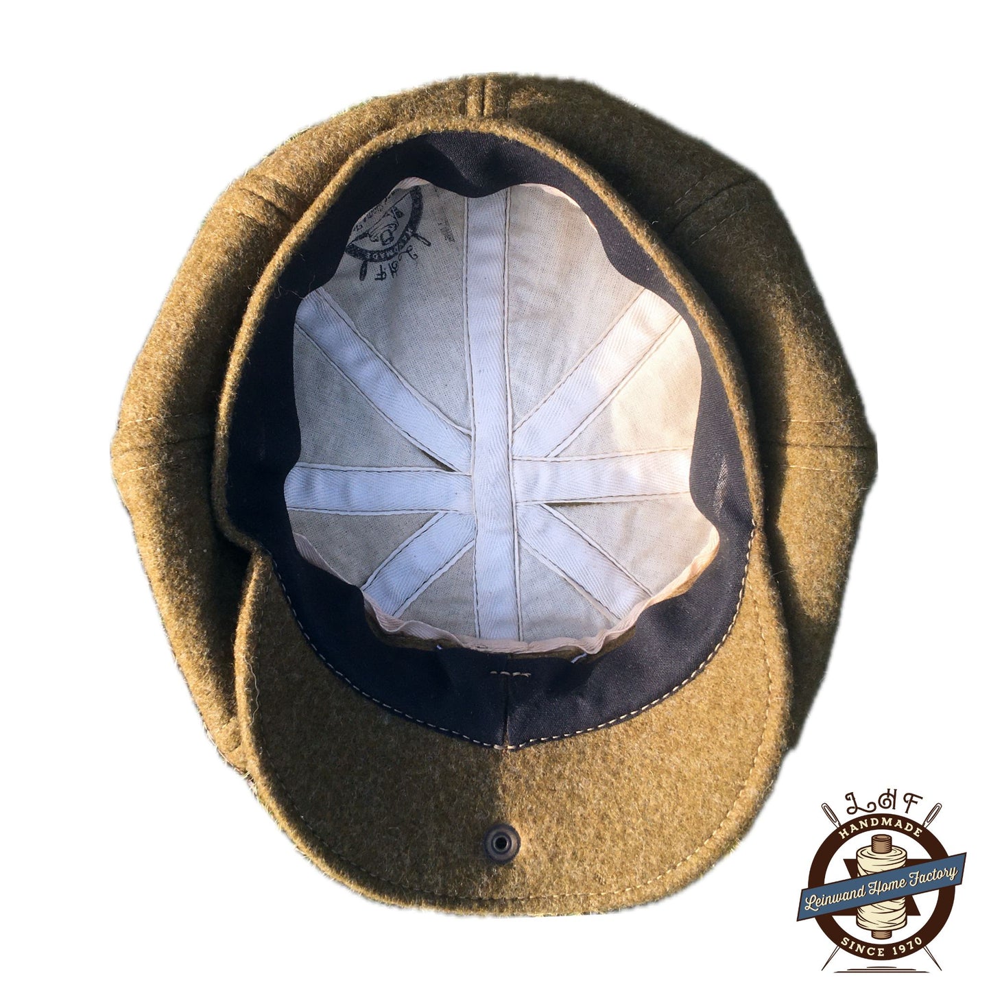 LHF Newsboy Cap, Wool blanket model