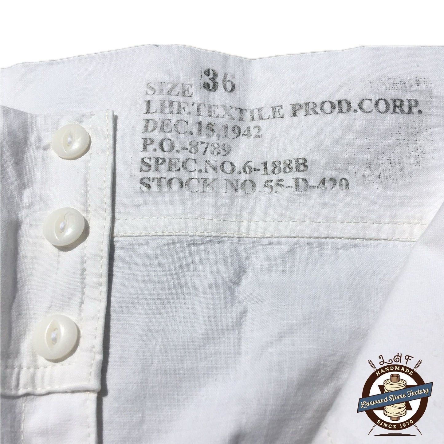 US WWII drawers, cotton, shorts - spodní prádlo