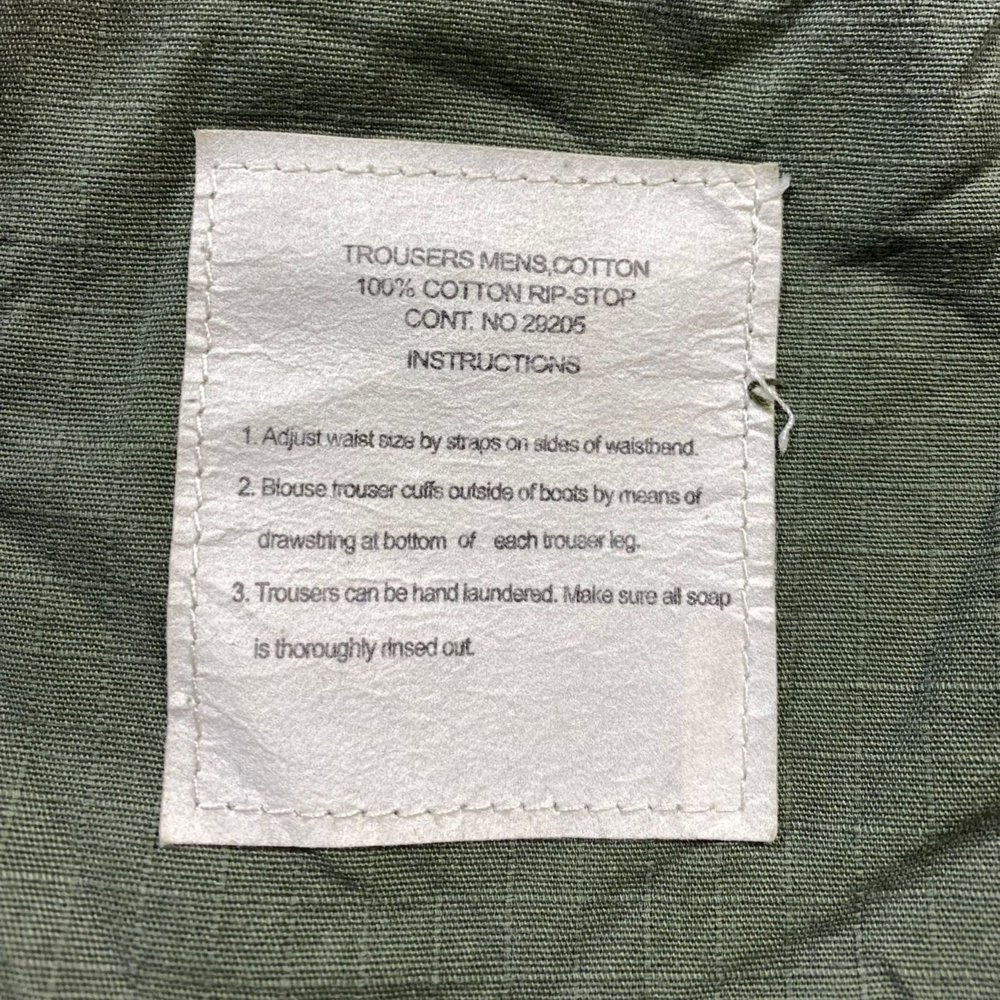 US Tropical Combat Uniform, trousers, 6th Pattern, REPRO, size MR