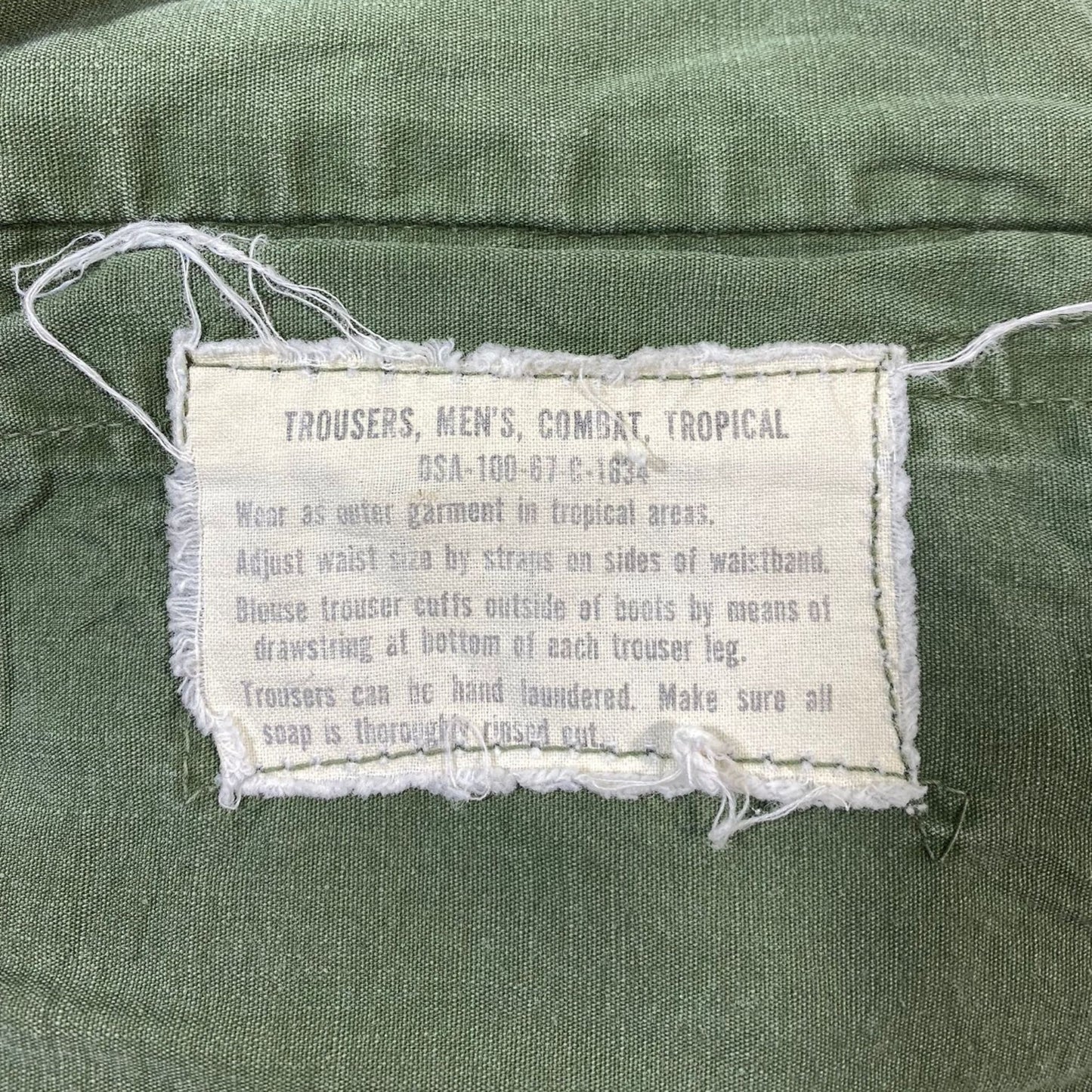 US Tropical Combat Uniform, trousers, 4th Pattern poplin, size MR