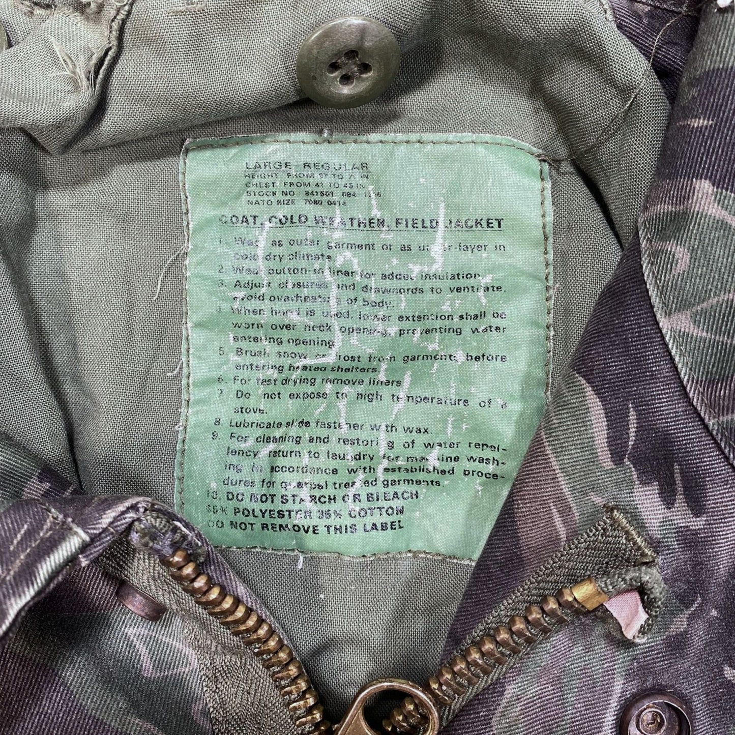 US M65 Tiger Stripe Field Jacket - LR