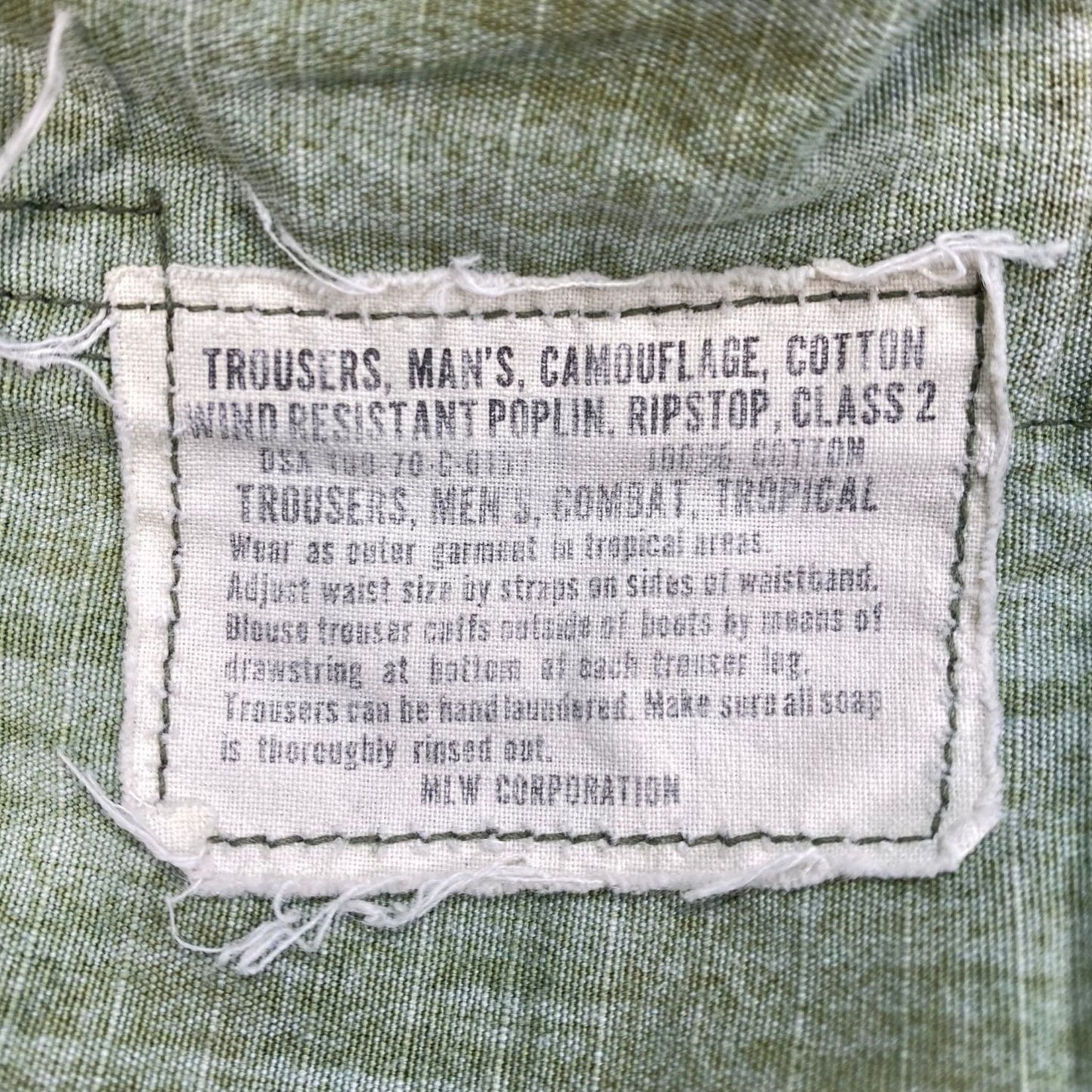 US ERDL, Brown Dominant (Highland) Camouflage Pattern Trousers, size SL (1)