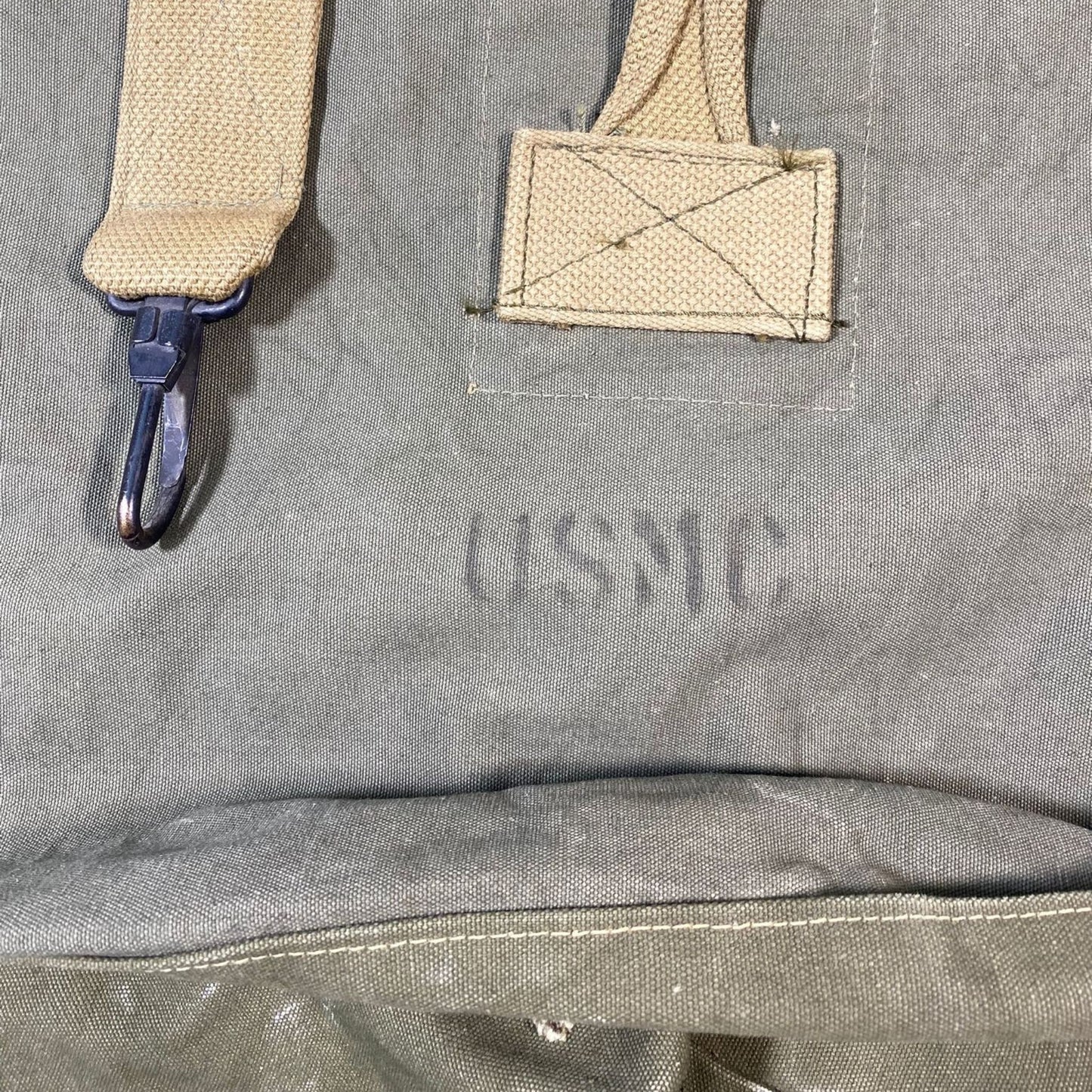US Vietnam War Canvas Duffel bag, type 1, USMC - lodní pytel