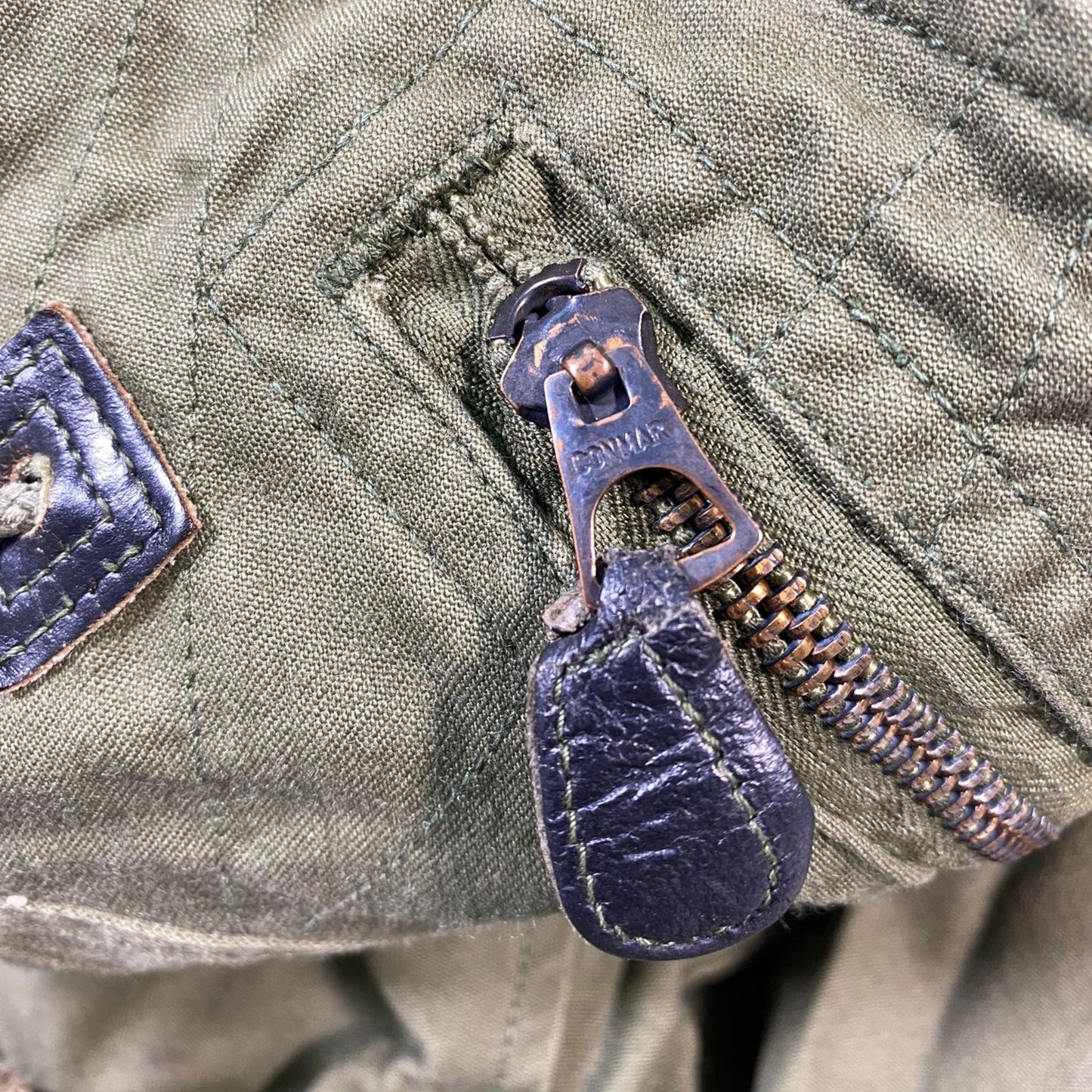 USAF OG107 Wind Resistant Cotton Satten Jacket Coat, size MS - 1966