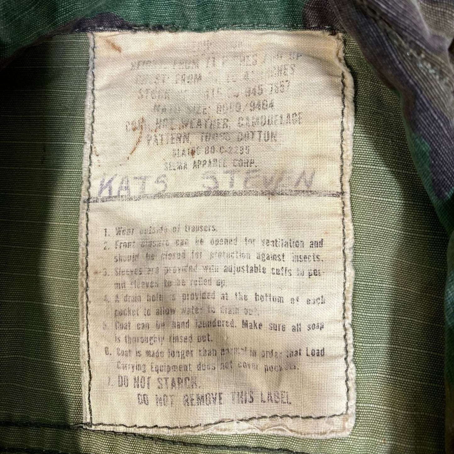 US RDF Hot Weather Camouflage Pattern Coat, size ML (USMC)