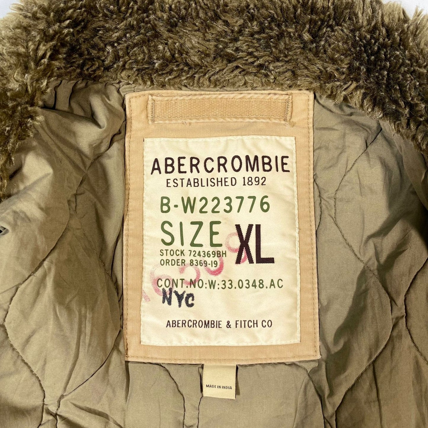 US Navy Deck Jacket N-1, A&F - size XL