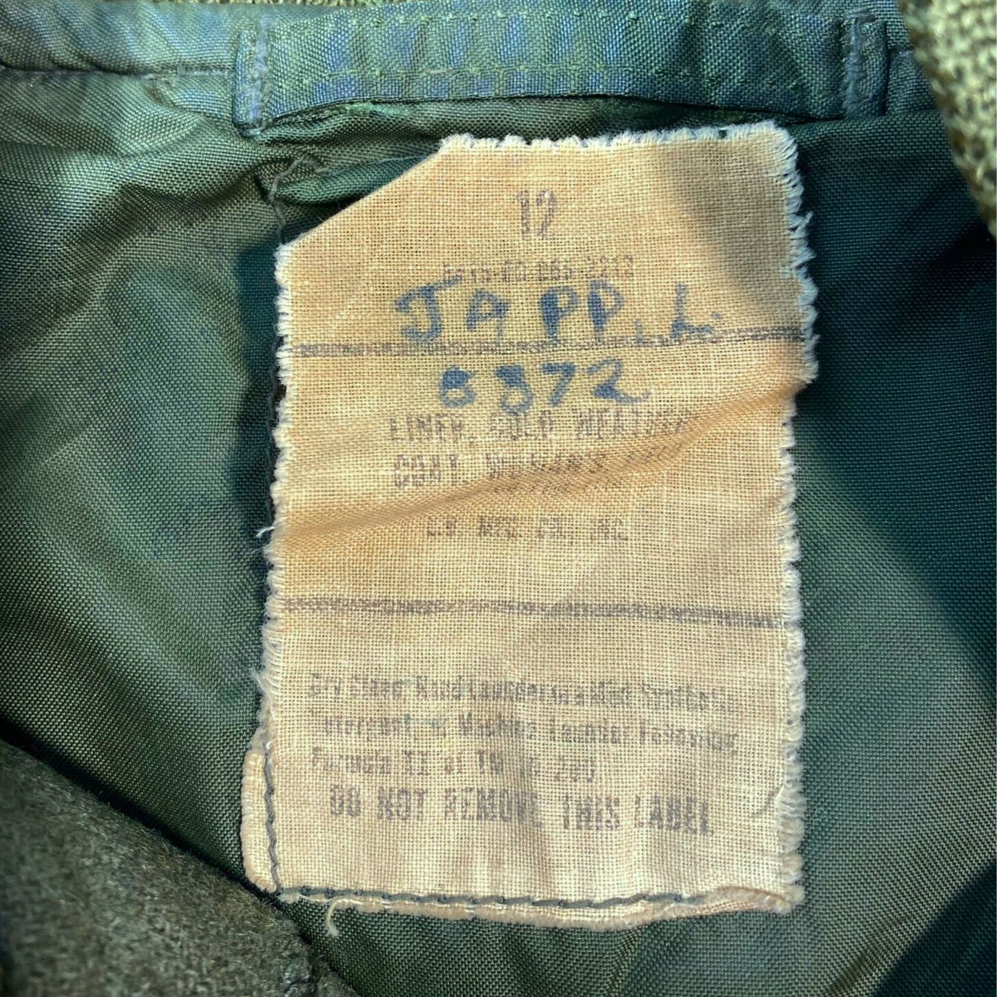 US Woman's Liner M65 Field Jacket - size 12