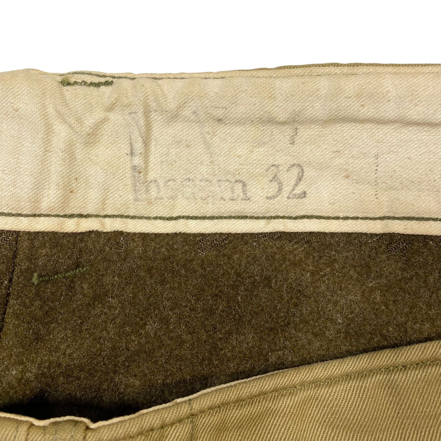 WW2 RARE US Trousers, Kersey-Lined, M1941, 34x32