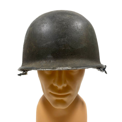 WW2 M1 Helmet shell, Schlueter, front seam, 273 S