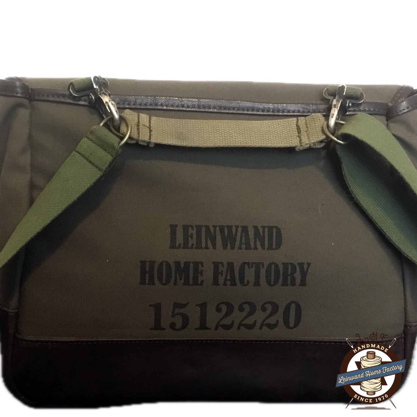 LHF WW2 US Musette Bag M-1936, waterproof - 26th Yenkee Division