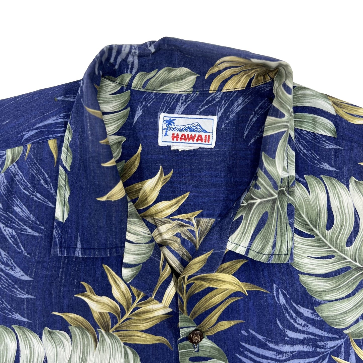 Original HAWAIIAN shirt, BLUE, HAWAII, made in HAWAII, XXL