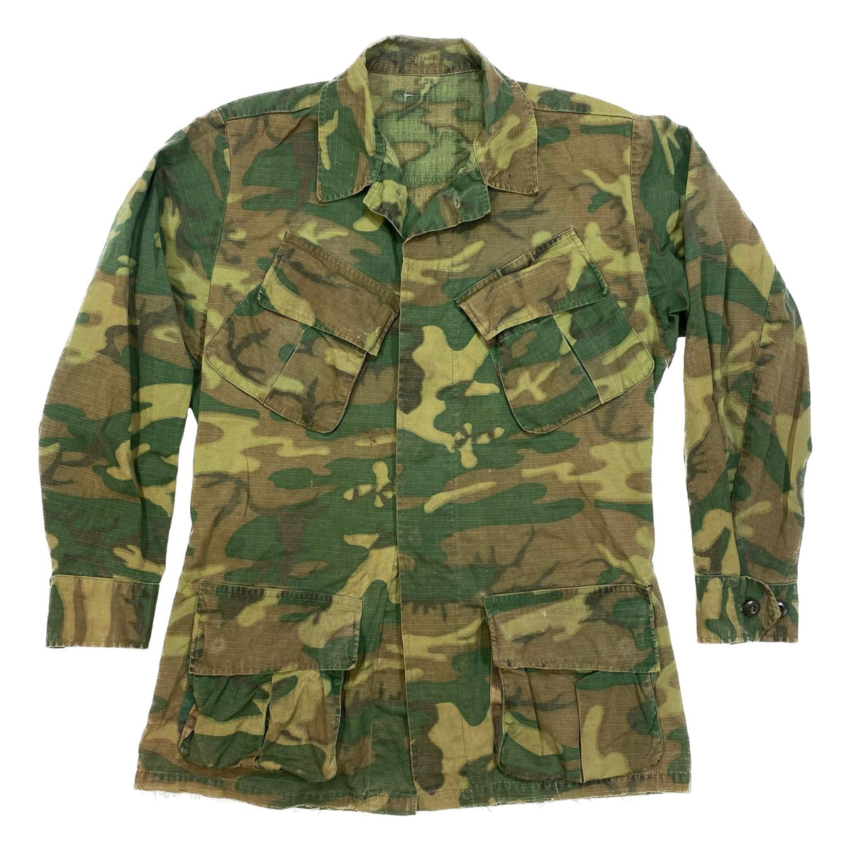 Erdl Pattern Roc US ERDL, Green Dominant (Lowland) Camouflage Pattern Jacket, size SR ...