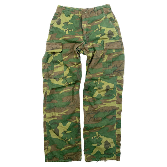 US ERDL, Green Dominant (Lowland) Camouflage Pattern Trousers, size SL (1)