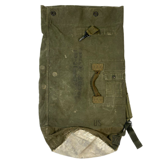 US Vietnam War Canvas Duffel bag, type 2, with straps - lodní pytel