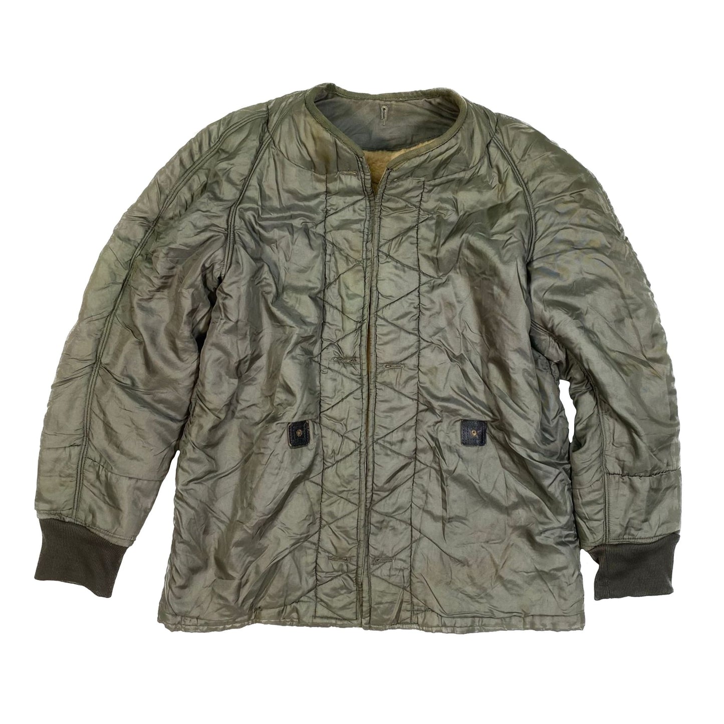 USAF Liner, Wind Resistant Cotton Satten Jacket Coat, sherpa, size MR