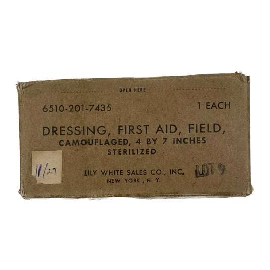 US WW2 First Aid Dressing, Field, Camouflaged (3)