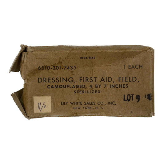 US WW2 First Aid Dressing, Field, Camouflaged (4)