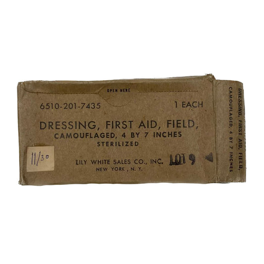 US WW2 First Aid Dressing, Field, Camouflaged (5)