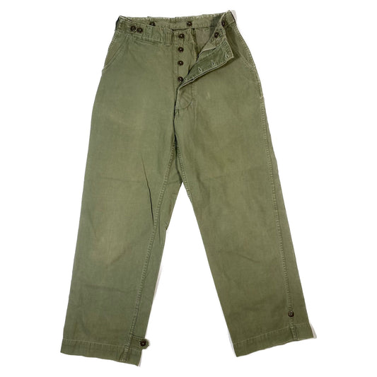 WW2 US Trousers Field Cotton OD, M1943, 32x32