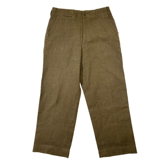 WW2/Korea US Trousers Wool Serge, OD-33, M1945, 34x31