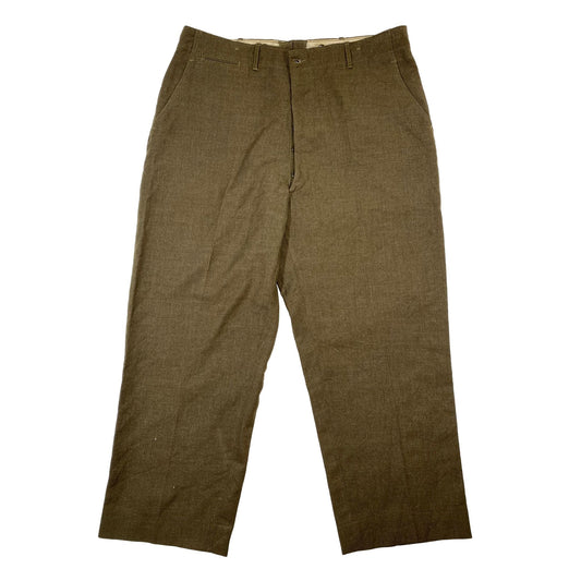 WW2/Korea US Trousers Wool Serge, OD-33, M1945, 42x33